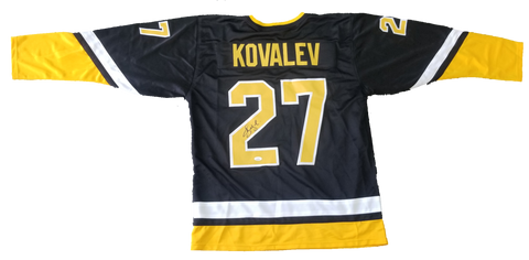 Alexei Kovalev Signed Penguins Jersey JSA COA