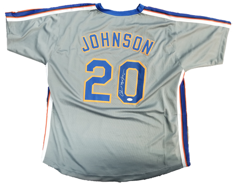 Howard "HoJo" Johnson Signed Mets Jersey JSA COA