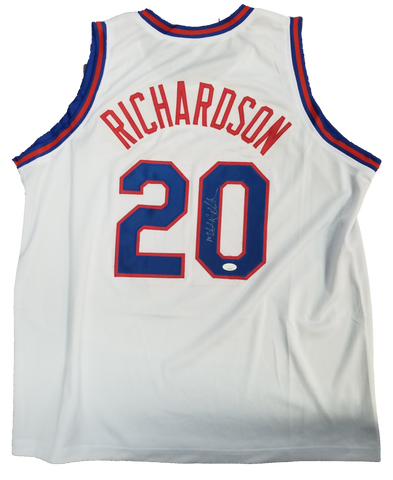 Michael Ray Richardson Signed Nets Jersey JSA COA