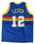 Lafayette "Fat" Lever Signed Jersey JSA COA