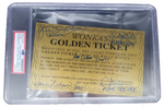 Willy Wonka All Kids x5 Signed Golden Ticket PSA Authenticated