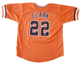 Jack Clark - Orange - Signed San Francisco Giants Jersey - COA JSA