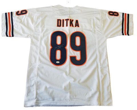 Mike Ditka Signed Bears Jersey (White) JSA COA