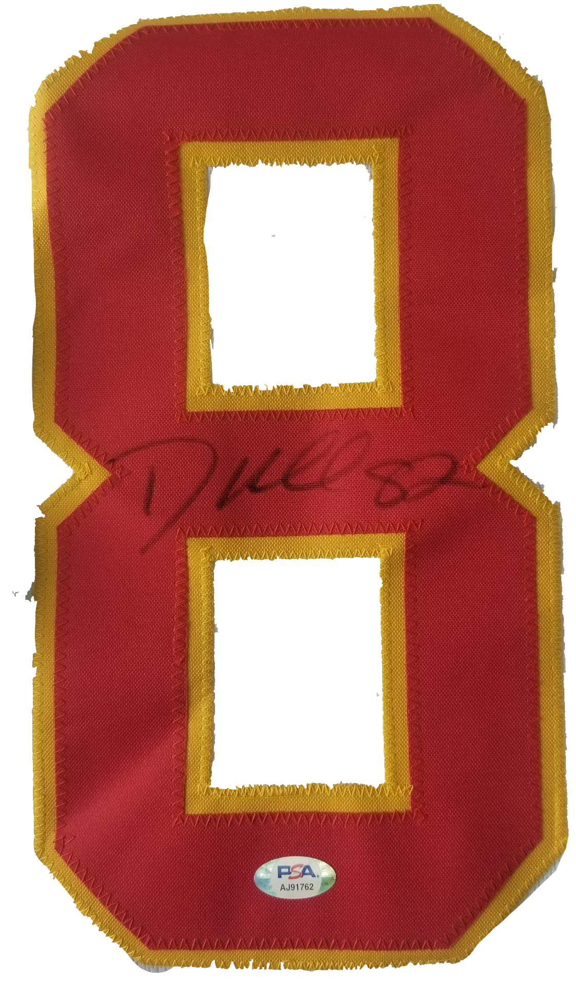 KANSAS CITY CHIEFS DANTE HALL AUTOGRAPHED SIGNED JERSEY JSA COA