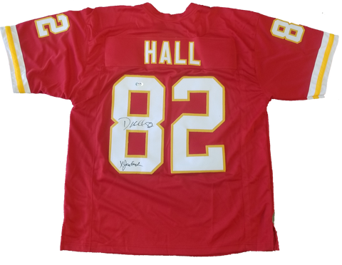 Donte Hall Signed Red Chiefs Jersey PSA COA