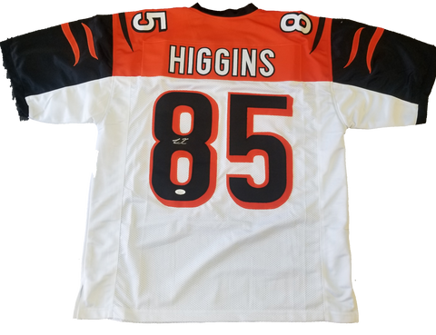 Tee Higgins Signed White Bengals Jersey JSA COA