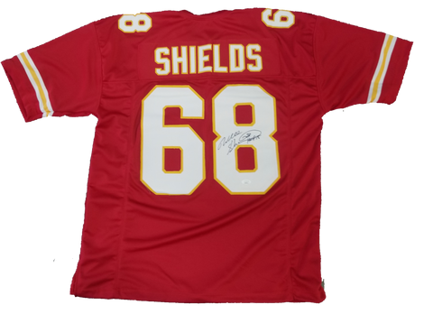 Will Shields Signed Red Chiefs Jersey Inscribed "HOF15" JSA and PSA COA
