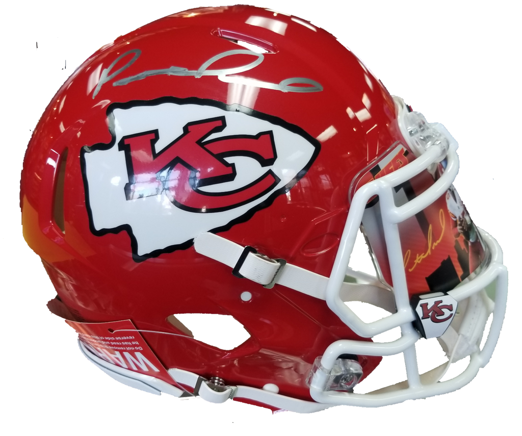 Patrick Mahomes Signed Chiefs Helmet With Visor Fanatics COA – All In Autographs