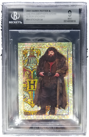 2001 Harry Potter Album Sticker #54 Rubeus Hagrid Beckett 9