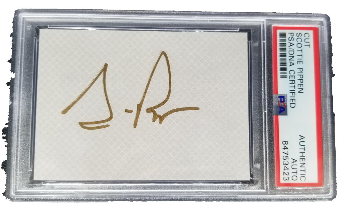 Scottie Pippen Cut Signature PSA Authenticated – All In Autographs