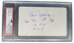 Robert Neale Signed Index Card PSA Authenticated