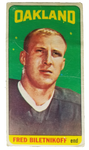 Fred Biletnikoff 1965 Topps Rookie Oakland Raiders
