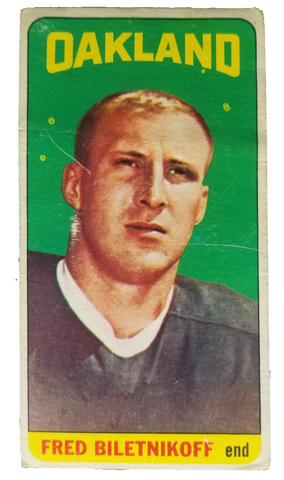 Fred Biletnikoff 1965 Topps Rookie Oakland Raiders
