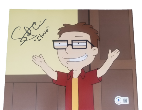 Scott Grimes Signed "American Dad" Photo Beckett Authenticated