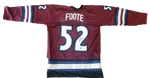 Adam Foote Signed Colorado Jersey Beckett Authenticated