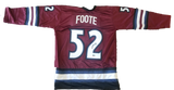 Adam Foote Signed Colorado Jersey Beckett Authenticated