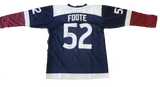 Adam Foote Signed Custom Jersey Beckett Authenticated