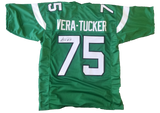 Alijah Vera-Tucker Signed Jets Jersey JSA COA