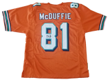 O.J. McDuffie Signed Custom Jersey JSA Authenticated
