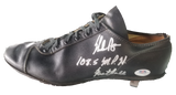 Nolan Ryan Signed Cleat Inscribed "108.5 MPH Fastball" PSA COA