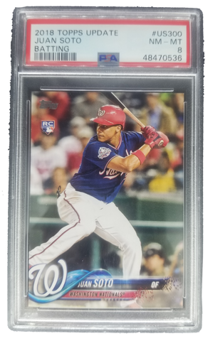 2018 Topps Update Juan Soto PSA 8