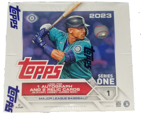 2023 Topps Baseball Series One Hobby Jumbo Box