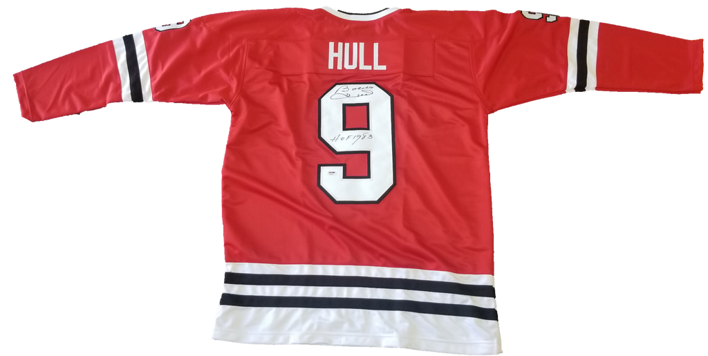 Bobby hull signed 2024 jersey