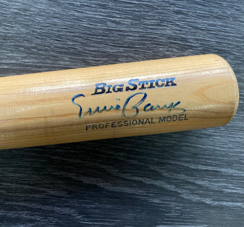Ernie Banks Chicago Cubs Signed Baseball Bat