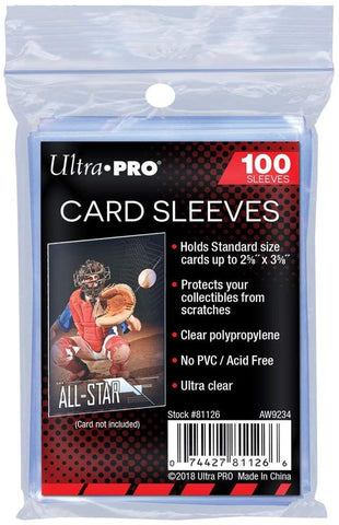 Ultra Pro Card Sleeves - 100 count