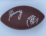 Eli Manning & Peyton Manning Autographed Football