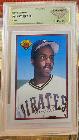 Barry Bonds Baseball Card 1989 Bowman #426