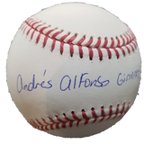 Andres Gimenez Signed Baseball JSA COA