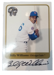 2001 Fleer Signed Billy Williams Chicago Cubs Card