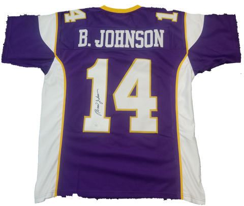 Brad Johnson signed Minnesota Vikings Jersey JSA COA