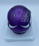 Ron Yary Minnesota Vikings Signed Mini Helmet "HOF 01"