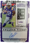 Clyde Edwards-Helaire Autographed 2020 Panini Contenders #125