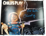 Ed Gale Signed "Childs Play" Photo Inscribed "Chucky"ACOA
