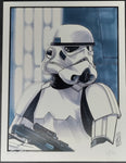 Tom Hodges Signed LE "Imperial Stormtrooper" 8.5x11 Lithograph Pristine COA