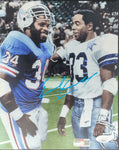 Earl Campbell Signed 8x10 Photo JSA COA