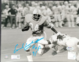 Earl Campbell Signed Photo Inscribed "HOF 91" PSA COA