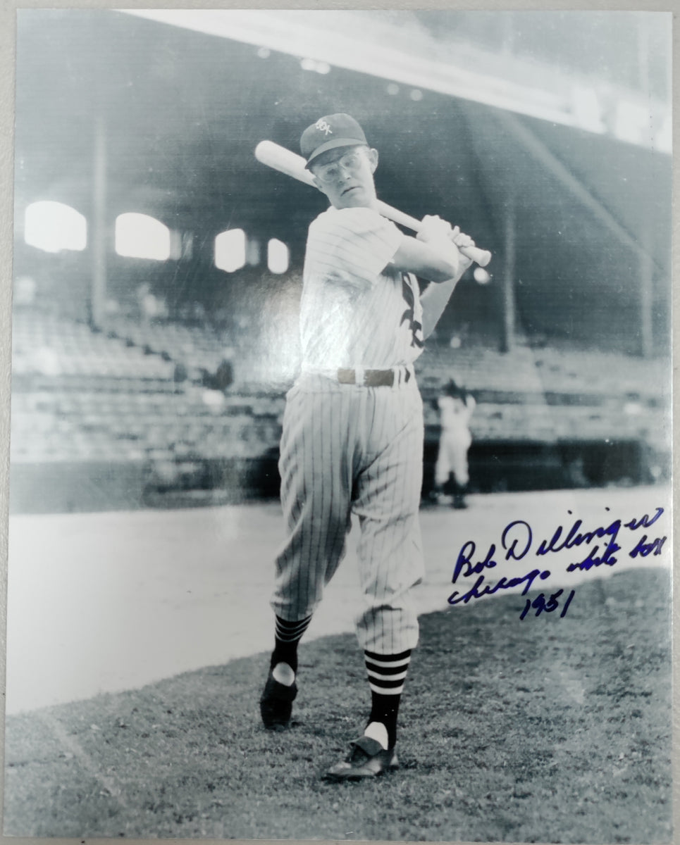 Bob Dillinger Signed White Sox Photo – All In Autographs