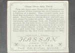 "Chase Dives into Third" Vintage Hassan Cigarettes Card