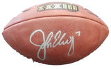 John Elway Signed Superbowl 33 Football With Photo