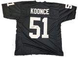 Malcolm Koonce signed Raiders Jersey JSA COA