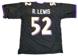 Ray Lewis signed Jersey Black JSA