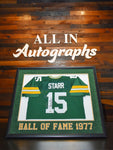 Bart Starr Packers Framed Jersey - All In Autographs