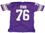 Tim Irwin signed Minnesota Vikings Jersey JSA COA