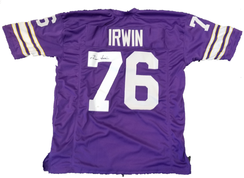 Tim Irwin signed Minnesota Vikings Jersey JSA COA