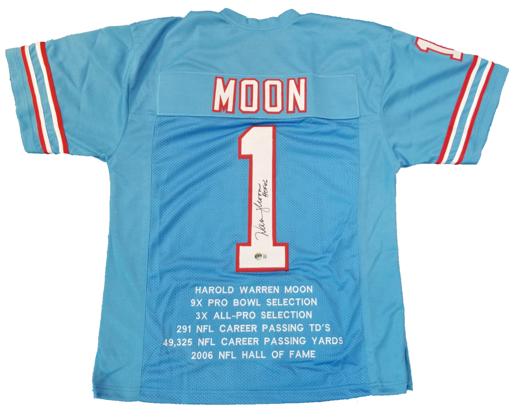 Warren Moon - Jersey Signed