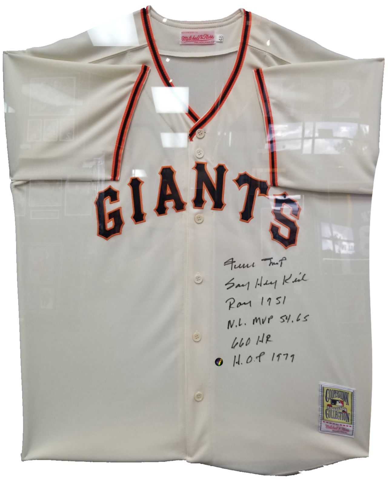 Willie mays mets jersey mitchell best sale and ness